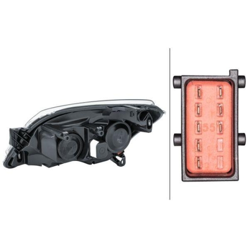 Hauptscheinwerfer Hella 1EG 270 370-321 für Opel General Motors Rechts