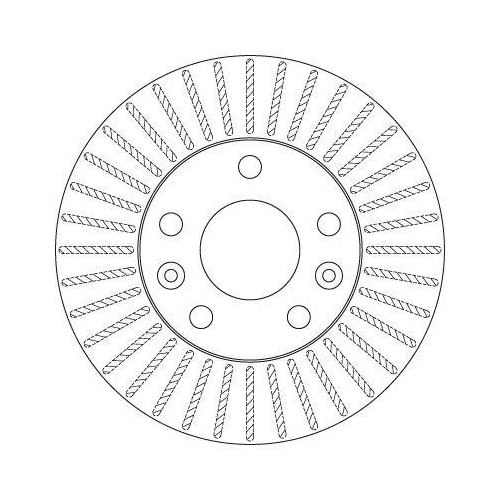 Bremsscheibe Trw DF6200 f&uuml;r Dacia Renault Vorderachse