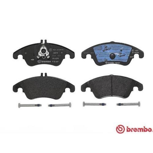 Bremsbelagsatz Scheibenbremse Brembo P50069 Prime Line f&uuml;r Mercedes Benz