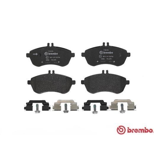 Bremsbelagsatz Scheibenbremse Brembo P50070 Prime Line f&uuml;r Mercedes Benz