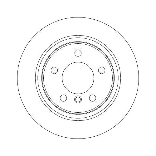 Bremsscheibe Trw DF6137 f&uuml;r Bmw Hinterachse F&uuml;r Fahrzeuge Ohne Sportpaket
