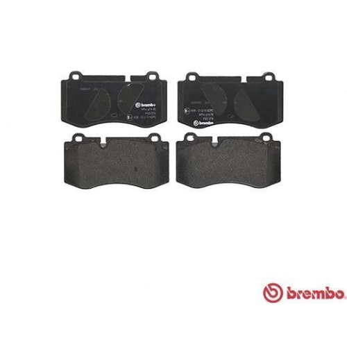 Bremsbelagsatz Scheibenbremse Brembo P50074 Prime Line f&uuml;r Mercedes Benz