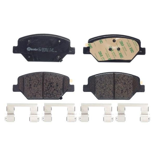 Bremsbelagsatz Scheibenbremse Brembo P07007 Prime Line f&uuml;r Opel Buick Cadillac