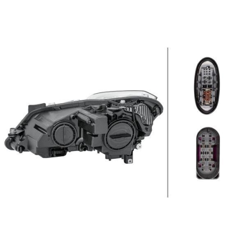 Hauptscheinwerfer Hella 1ZT 011 733-061 f&uuml;r Mercedes Benz Mercedes Benz Rechts