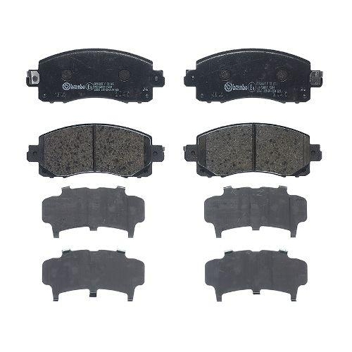 Bremsbelagsatz Scheibenbremse Brembo P78028 Prime Line f&uuml;r Subaru Vorderachse