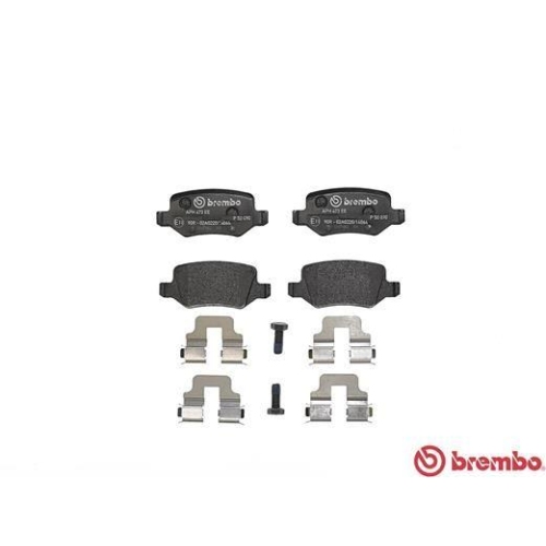Bremsbelagsatz Scheibenbremse Brembo P50090 Prime Line f&uuml;r Mercedes Benz