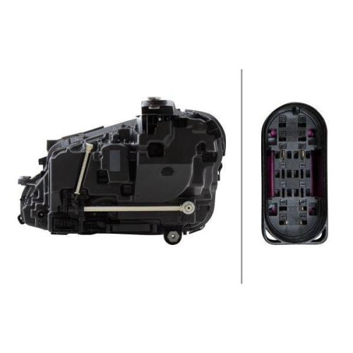 Hauptscheinwerfer Hella 1EX 012 076-521 f&uuml;r Mercedes Benz Mercedes Benz Rechts