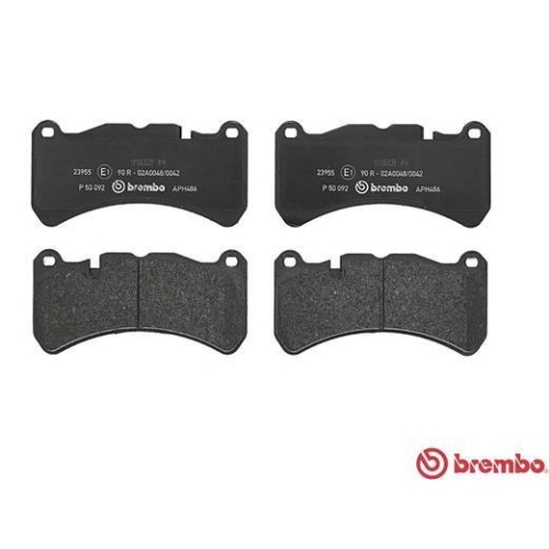 Bremsbelagsatz Scheibenbremse Brembo P50092 Prime Line f&uuml;r Mercedes Benz