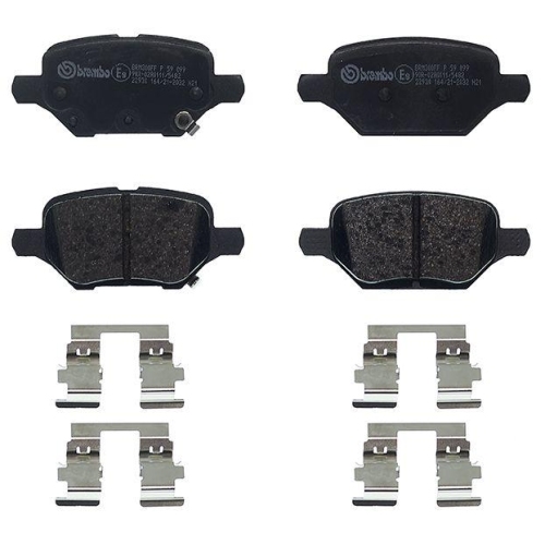 Bremsbelagsatz Scheibenbremse Brembo P59099 Prime Line f&uuml;r Gmc Opel Vauxhall
