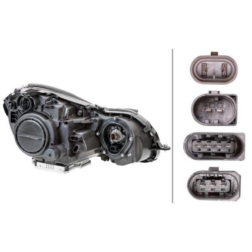 Headlight Hella 1EL 008 369-091 for Mercedes Benz Mercedes Benz