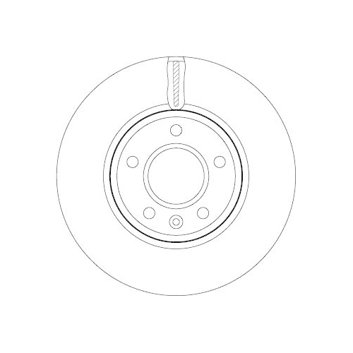 Bremsscheibe Trw DF7923 f&uuml;r Vauxhall Chevrolet Chevrolet (sgm) Opel Vorderachse