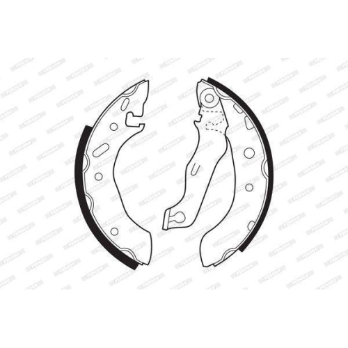 Bremsbackensatz Ferodo FSB543 Premier für Ford Mazda Renault Hinterachse