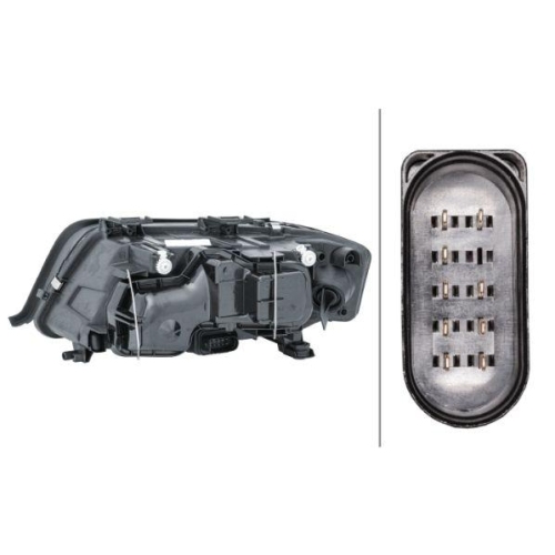 Hauptscheinwerfer Hella 1EL 008 472-021 f&uuml;r Audi VW Audi (faw) Rechts