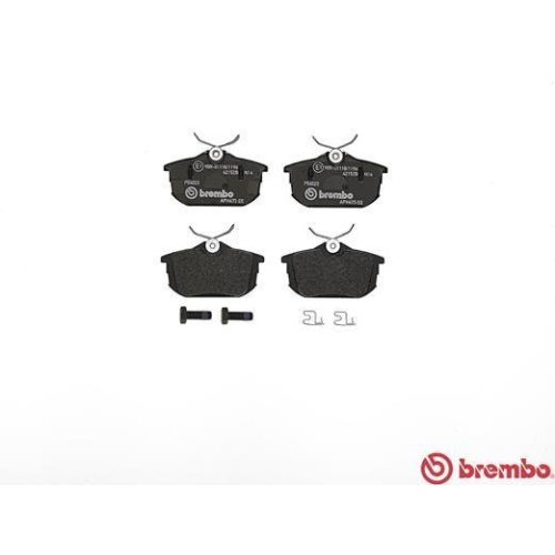 Bremsbelagsatz Scheibenbremse Brembo P54023 Prime Line f&uuml;r Mitsubishi Nissan