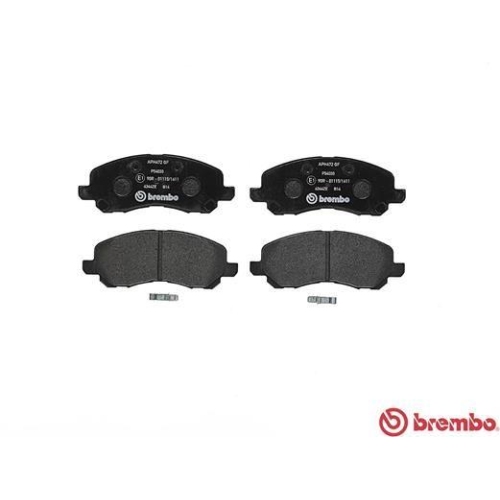 Bremsbelagsatz Scheibenbremse Brembo P54030 Prime Line f&uuml;r Chrysler Citro&euml;n Jeep