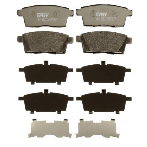Bremsbelagsatz Scheibenbremse Trw GDB3472 Cotec f&uuml;r Mazda Ford Usa Hinterachse