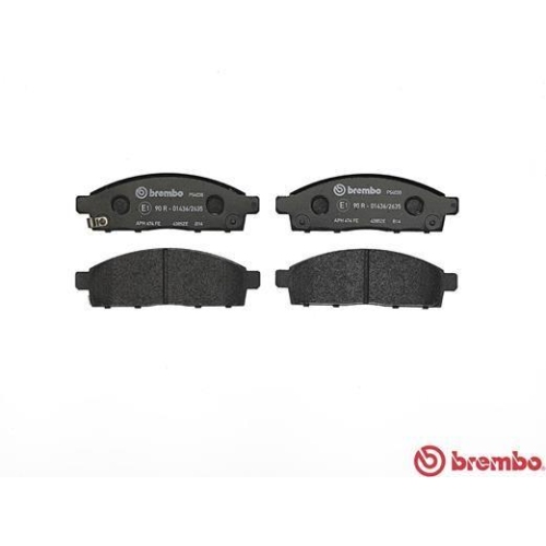 Bremsbelagsatz Scheibenbremse Brembo P54038 Prime Line f&uuml;r Fiat Mitsubishi