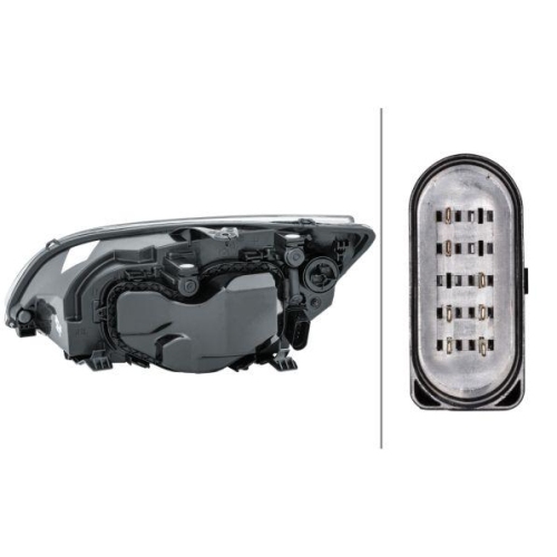 Hauptscheinwerfer Hella 1EL 010 201-021 f&uuml;r Ford Rechts