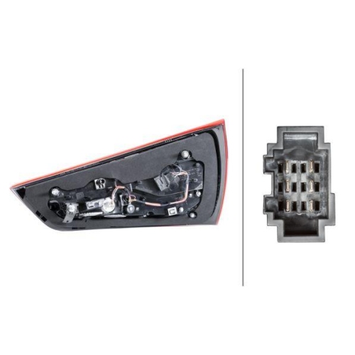 Heckleuchte Hella 2SK 011 735-051 f&uuml;r Audi Links