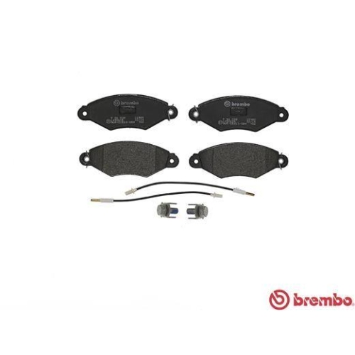 Bremsbelagsatz Scheibenbremse Brembo P56038 Prime Line für Nissan Renault