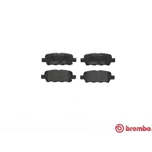 Bremsbelagsatz Scheibenbremse Brembo P56046 Prime Line f&uuml;r Mitsubishi Nissan