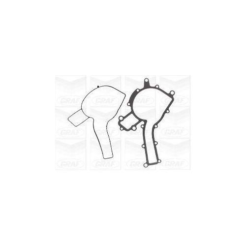 Water Pump Engine Cooling Graf PA711 for Chrysler Mercedes Benz Mercedes Benz