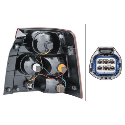 Heckleuchte Hella 2VP 238 023-151 f&uuml;r Land Rover Links