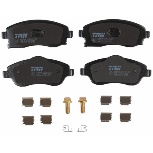 Bremsbelagsatz Scheibenbremse Trw GDB1570 Cotec f&uuml;r Vauxhall Opel Vorderachse