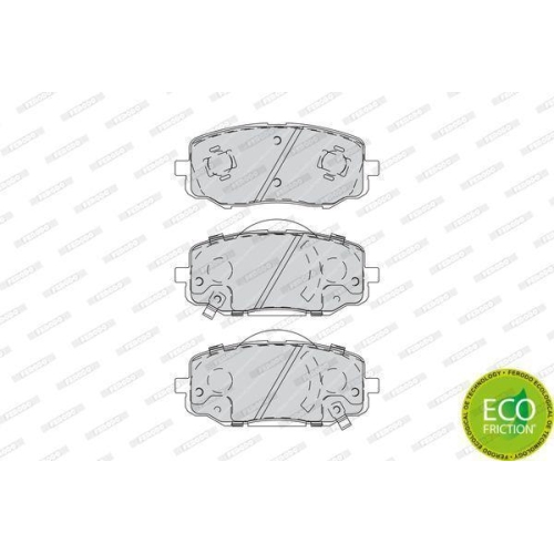 Bremsbelagsatz Scheibenbremse Ferodo FDB4234 Premier Eco Friction f&uuml;r Hyundai