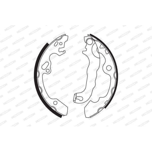 Bremsbackensatz Ferodo FSB565 Premier f&uuml;r Ford Hinterachse