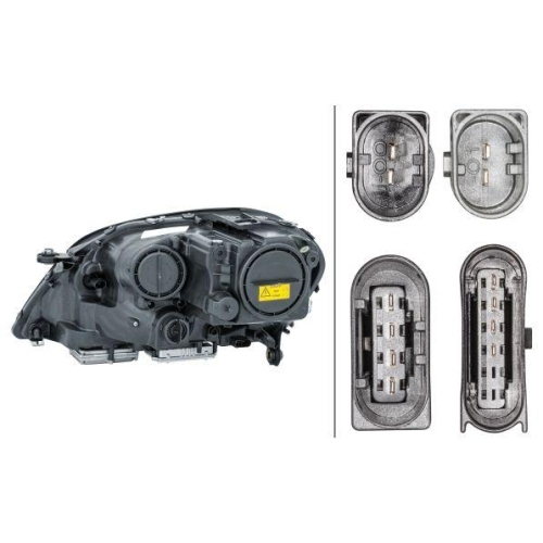Hauptscheinwerfer Hella 1ZS 263 036-321 f&uuml;r Mercedes Benz Mercedes Benz Rechts
