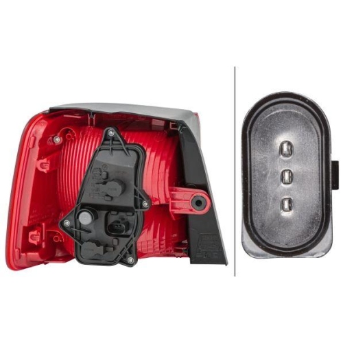 Heckleuchte Hella 2SD 010 468-101 für VW Rechts