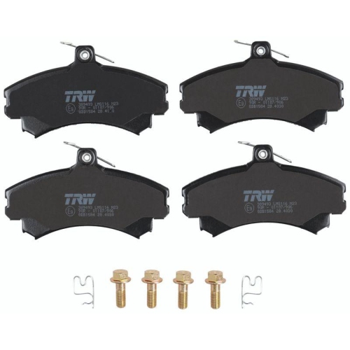 Bremsbelagsatz Scheibenbremse Trw GDB1584 Cotec für Smart Mitsubishi Vorderachse