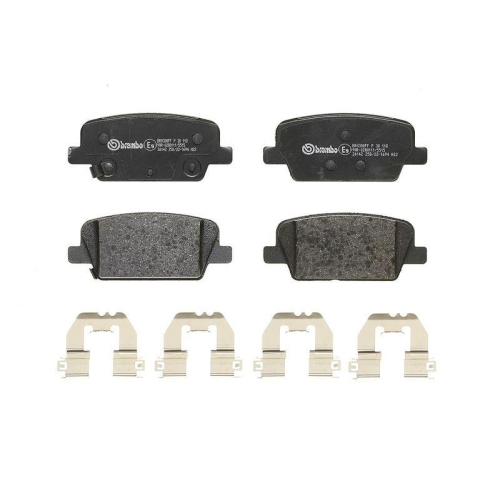 Bremsbelagsatz Scheibenbremse Brembo P30118 Prime Line f&uuml;r Hyundai Kia