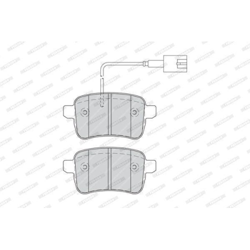 Bremsbelagsatz Scheibenbremse Ferodo FDB4308 Premier f&uuml;r Alfa Romeo Fiat