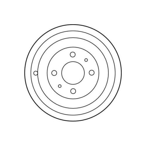 Bremstrommel Trw DB4202 f&uuml;r Alfa Romeo Fiat Lancia Hinterachse