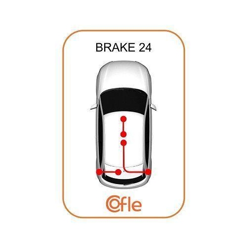 Seilzug Feststellbremse Cofle 491.21 für Fiat Hinten Rechts