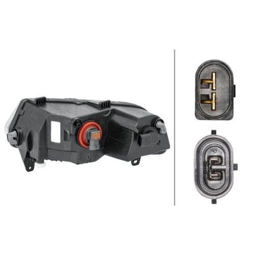 Nebelscheinwerfer Hella 1NA 011 987-121 f&uuml;r VW Rechts