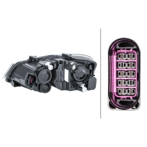 Hauptscheinwerfer Hella 1EB 012 034-021 f&uuml;r VW Rechts