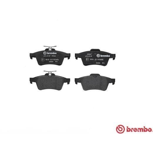 Bremsbelagsatz Scheibenbremse Brembo P59042 Prime Line f&uuml;r Citro&euml;n Ford Jaguar