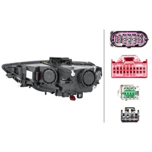 Hauptscheinwerfer Hella 1EL 010 740-321 f&uuml;r Audi VW Audi (faw) Rechts