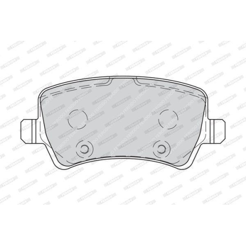 Bremsbelagsatz Scheibenbremse Ferodo FDB4237 Premier f&uuml;r Ford Volvo Land Rover