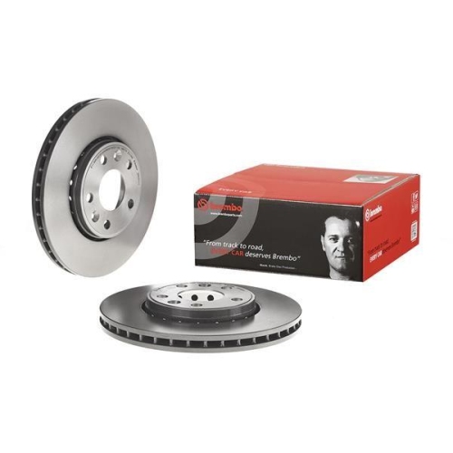 2X Brembo Bremsscheibe Vorderachse Prime Line - Uv Coated f&uuml;r Renault