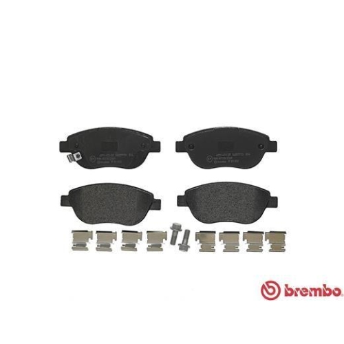 Bremsbelagsatz Scheibenbremse Brembo P59052 Prime Line f&uuml;r Fiat Opel Vorderachse