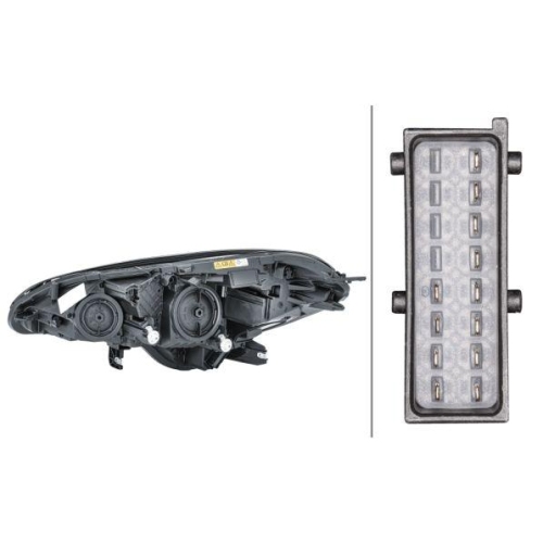 Hauptscheinwerfer Hella 1EF 011 830-101 f&uuml;r Opel General Motors Rechts