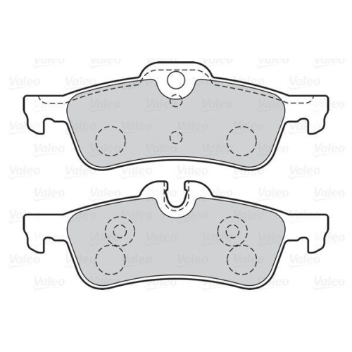 Bremsbelagsatz Scheibenbremse Valeo 302040 First für Mini Hinterachse