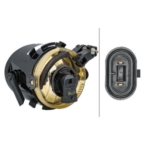 Nebelscheinwerfer Hella 1N0 009 955-041 f&uuml;r Seat VW Rechts
