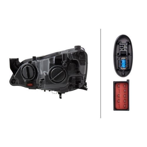 Hauptscheinwerfer Hella 1ZT 010 012-421 f&uuml;r Opel Vauxhall General Motors Rechts