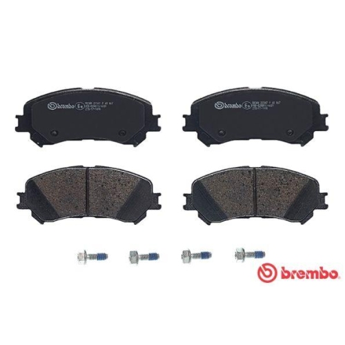 Bremsbelagsatz Scheibenbremse Brembo P68067 Prime Line f&uuml;r Renault Vorderachse
