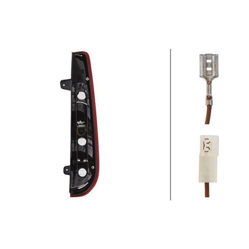 Heckleuchte Hella 9EL 354 678-051 für Ford Links